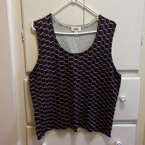 Talbots Nautical Silk Blend Top